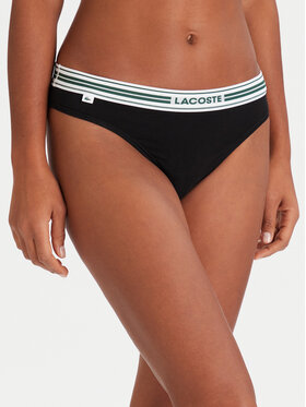 Lacoste Lacoste Stringové nohavičky 8F5198 Čierna