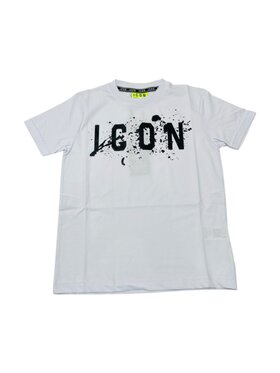 Icon Icon T-Shirt ibks00520-bianco Biały Regular Fit