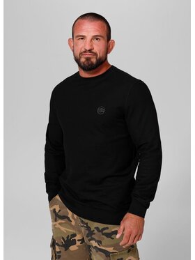 PITBULL PITBULL Longsleeve Pique Rockey Czarny Regular Fit