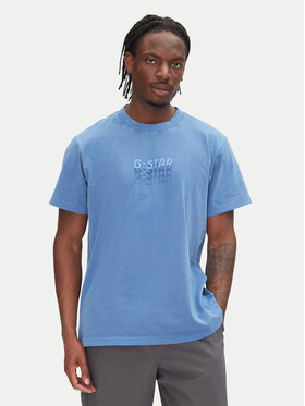 G-Star Raw G-Star Raw T-krekls Multi Logo D26049-C756 Zils Loose Fit