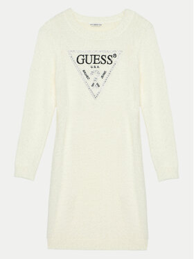 Guess Guess Rochie tricotată J4BK11 Z3K20 Écru Regular Fit