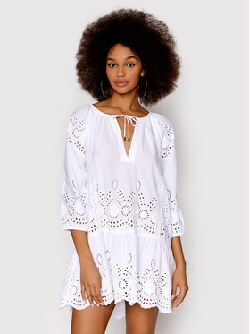 Melissa Odabash Melissa Odabash Плажна рокля Corina CR Бял Relaxed Fit