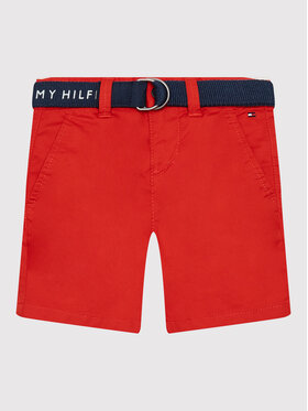 Tommy Hilfiger Tommy Hilfiger Pantaloncini di tessuto Essential KB0KB07399 D Rosso Slim Fit