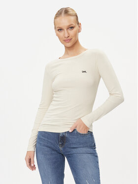 Lee Lee Halenka Rib 112341590 Écru Regular Fit