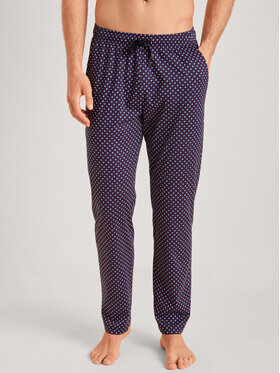 Calida Calida Spodnie piżamowe 29384 Granatowy Comfortable Fit