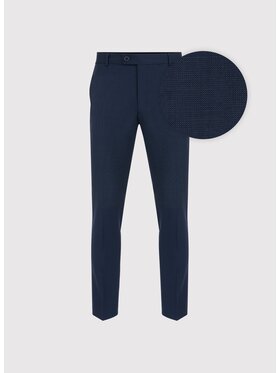 Pako Lorente Pako Lorente Spodnie garniturowe P25SP-6G-018 Granatowy Super Slim Fit