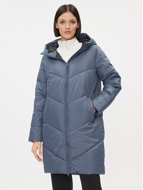 4F 4F Pūkinė striukė 4FAW23TDJAF235 Mėlyna Regular Fit