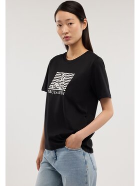 Trussardi Trussardi T-Shirt G1346000246N033 Czarny Regular Fit