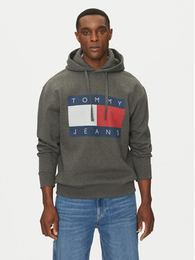 Tommy Jeans Tommy Jeans Džemperis ar kapuci DM0DM20591 Pelēks Relaxed Fit