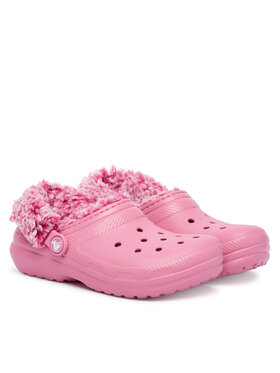 Crocs Crocs Šľapky Classic Fleece Lined Clog K 212856 Ružová