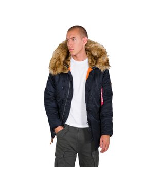 Alpha Industries Alpha Industries Zimné bundy AI.103141-07-3XL Tmavomodrá Vintage Fit