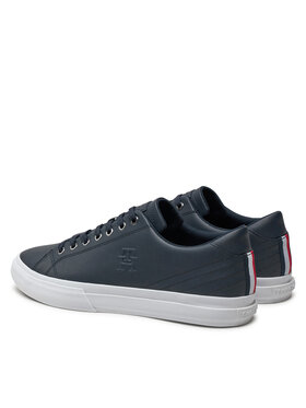 Tommy Hilfiger Tenisice Th Hi Vulc Street Low Lth FM0FM05111 Tamnoplava