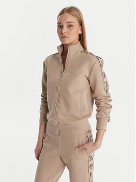 Guess Guess Μπλούζα V2YQ16 KB3P2 Μπεζ Regular Fit