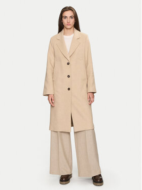 Marc O'Polo Marc O'Polo Cappotto di lana 408 0294 71265 Beige Regular Fit
