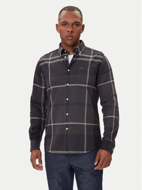 Barbour Barbour Риза Dunoon MSH4980GY38 Сив Regular Fit