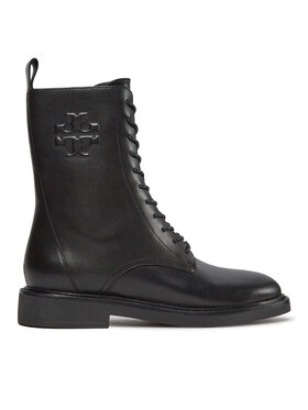 Tory Burch Tory Burch Боти Double T Combat Boot 154336 Черен