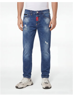 PHILIPP PLEIN PHILIPP PLEIN Jeansy 31785 Niebieski Straight Leg