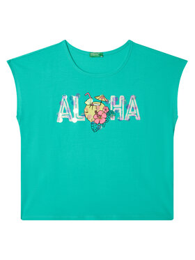United Colors Of Benetton United Colors Of Benetton T-Shirt 3I1XC10P0 Grün Regular Fit