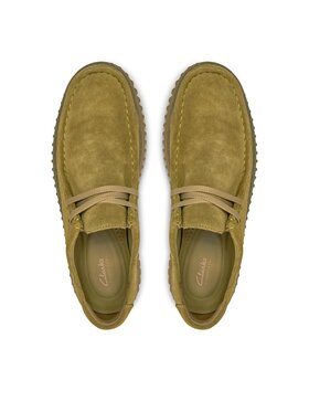 Clarks Nizki čevlji Torhill Lo 26176215 Zelena