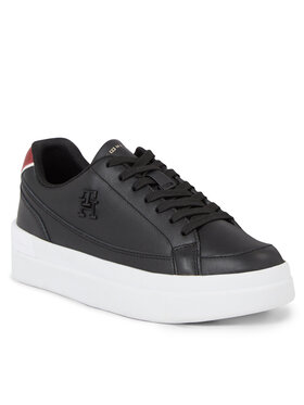Tommy Hilfiger Tommy Hilfiger Sneakers Th Elevated Court Sneaker FW0FW07568 Negru