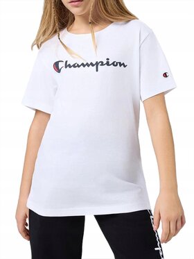 Champion Champion T-Shirt 306879-WW001 Biały Standard Fit