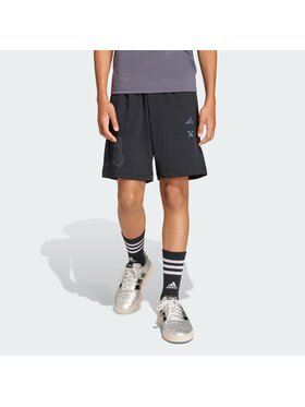 adidas adidas Szorty materiałowe 158795 Czarny Regular Fit