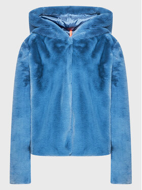 Please Please Pelliccia V0GMBBA000 Blu Regular Fit