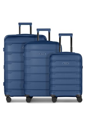 D&N D&N Komplet walizek 320696 Błękitny