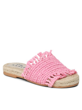 Manebi Manebi Espadrilles Fringed Knots Raffia Jute Sandals V 2.9 Y0 Rózsaszín