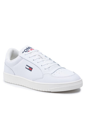Tommy Jeans Tommy Jeans Sneakersy City Leather Cupsole EM0EM00956 Biela
