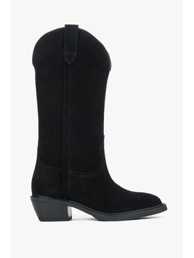 Estro Estro Καουμπόικες Μπότες & Μποτάκια ER00118119 Μαύρο