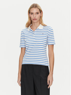 Tommy Hilfiger Tommy Hilfiger Polokošile 1985 WW0WW43224 Světle modrá Regular Fit