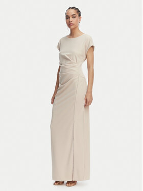 Joseph Ribkoff Joseph Ribkoff Večerní šaty 261713 Béžová Slim Fit