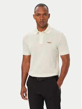 BOSS BOSS Poloshirt BOSS x ASTON MARTIN C-Prout 180 50565174 Creme Regular Fit
