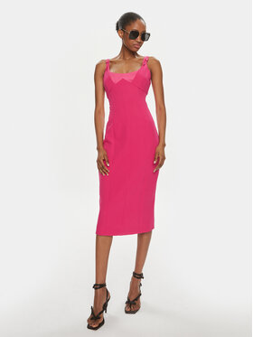 Versace Jeans Couture Versace Jeans Couture Kasdieninė suknelė 76HAO919 Rožinė Slim Fit