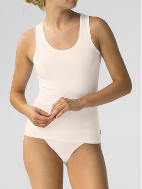 Atlantic Atlantic Top basic Beżowy Regular Fit