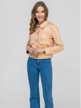 Perso Perso Bunda pro přechodné období BLE262676F Korálová Regular Fit