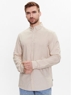 INDICODE INDICODE Cămașă Hanko 20-327 Bej Regular Fit