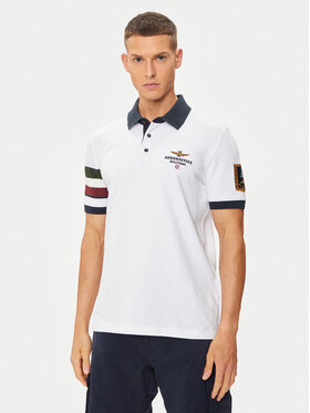 Aeronautica Militare Aeronautica Militare Tricou polo 241PO1768P191 Écru Regular Fit