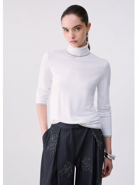 Liu Jo Liu Jo Maglione WF6013MS49I10701 Bianco Regular Fit