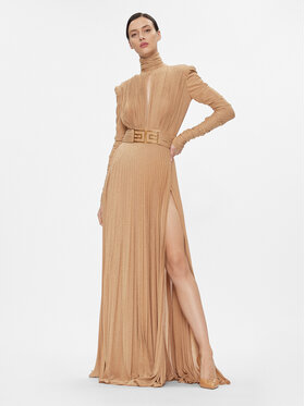 Elisabetta Franchi Elisabetta Franchi Večerní šaty AB-523-37E2-V720 Zlatá Regular Fit