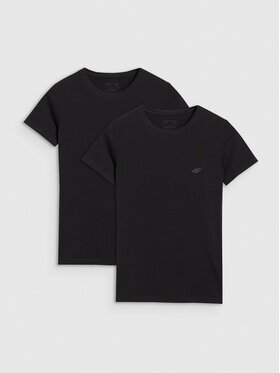 4F 4F T-shirt 4FRMM00TTSHF2709-20S Nero Authentic Slim Fit