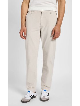Lee Lee Spodnie materiałowe Relaxed Workwear Chino Biały Chino Fit