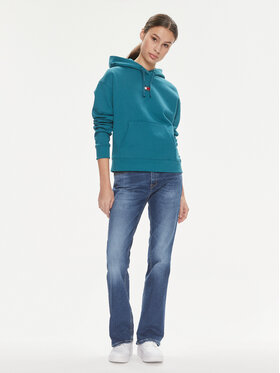 Tommy Jeans Traperice Maddie DW0DW17610 Plava Straight Fit