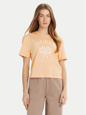Guess Guess Тишърт V5GI04 I3Z14 Оранжев Regular Fit