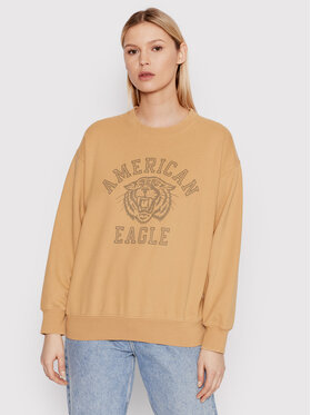 American Eagle American Eagle Mikina 045-1457-1672 Žlutá Regular Fit