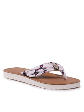 Tommy Hilfiger Tommy Hilfiger Japonke Th Elevated Beach Sandal Print FW0FW07164 Écru