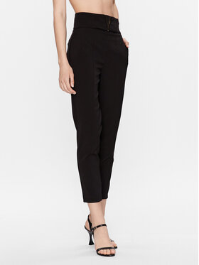 Babylon Babylon Текстилни панталони S_S00508 Черен Regular Fit