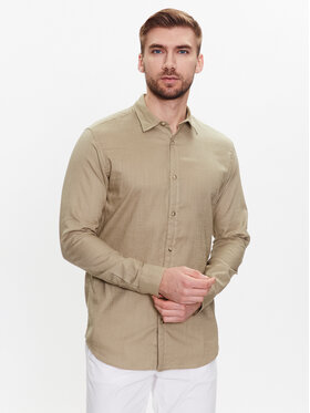 Jack&Jones Jack&Jones Cămașă 12220481 Bej Slim Fit