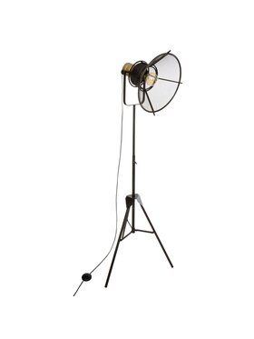 MIAhome MIAhome Lampa podłogowa Reflector Czarny